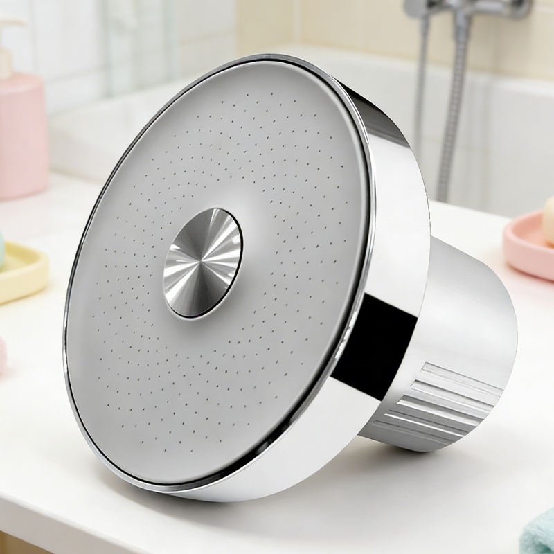 founté filtered showerhead in bathroom setting